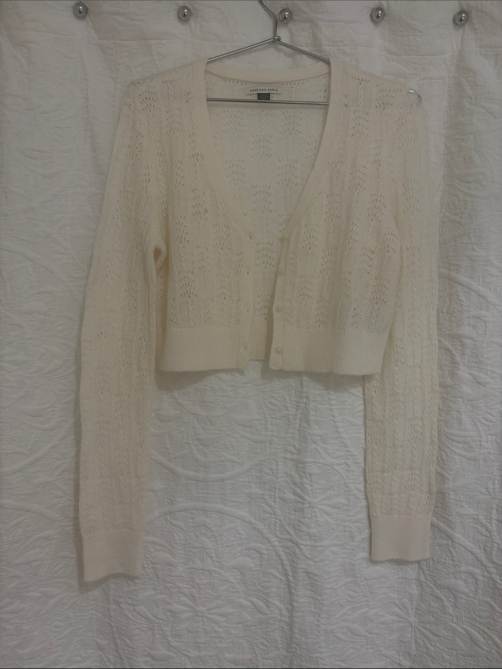 American Eagle Cropped Cardigan